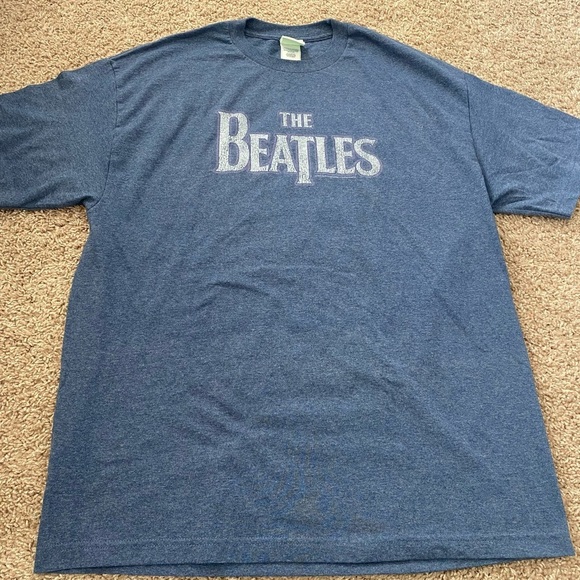 The Beatles Other - The Beatles Blue Men's T-Shirt XL